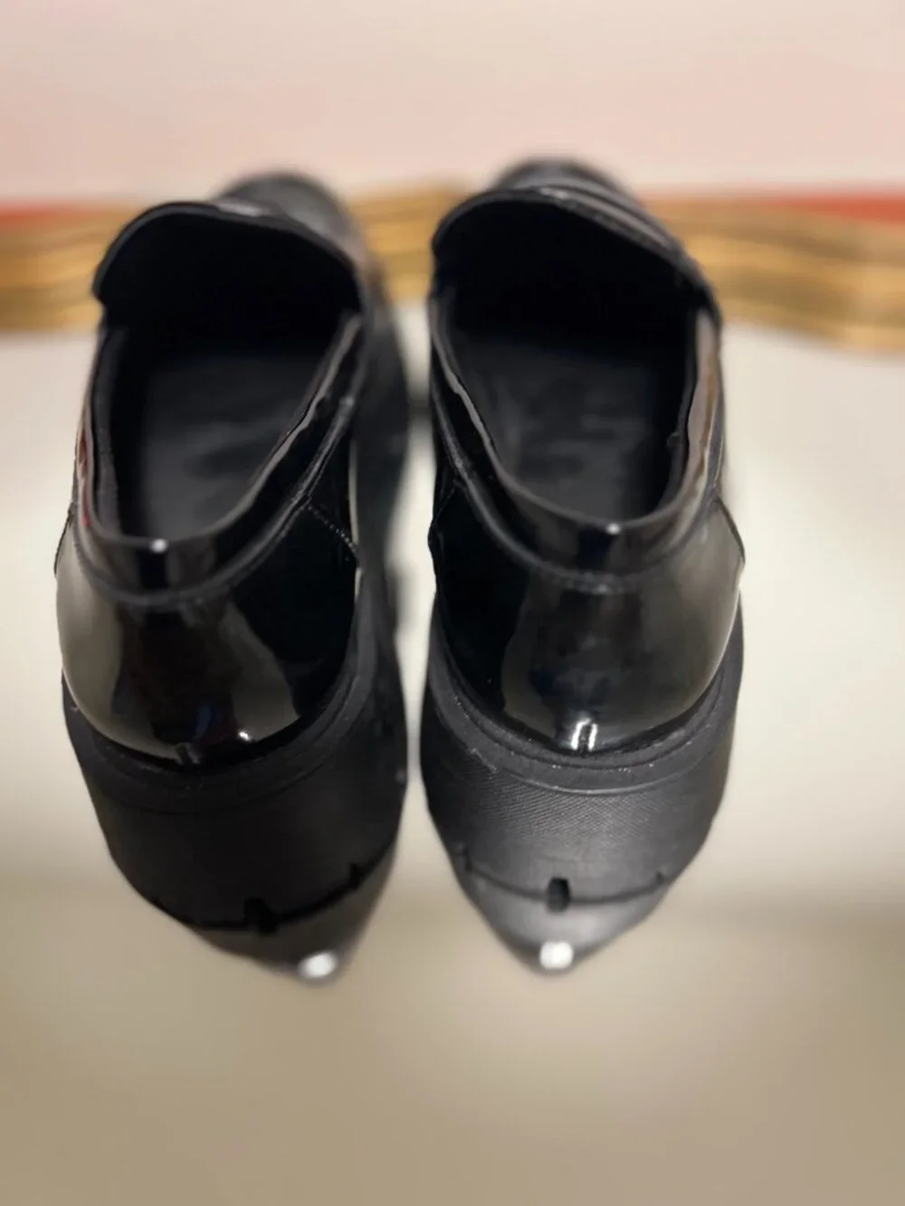 ZARA Black Chunky Loafers – Size 40 (US 9.5) – Platform Lug Sole - Picture 8 of 8